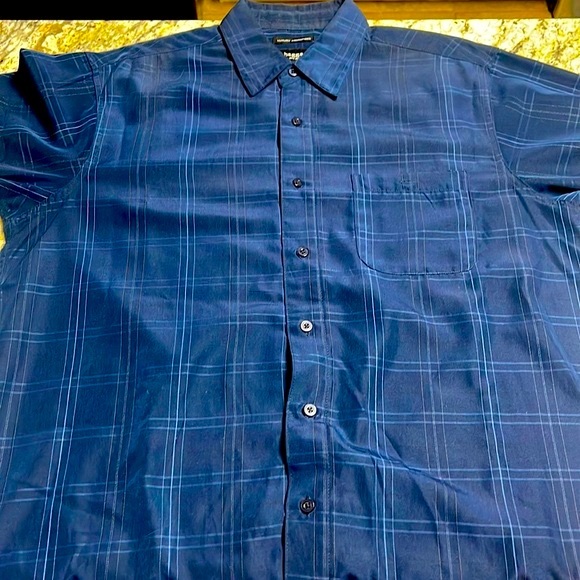 Men’s Haggar Casual Button Down Dress Shirt EUC - Picture 3 of 5